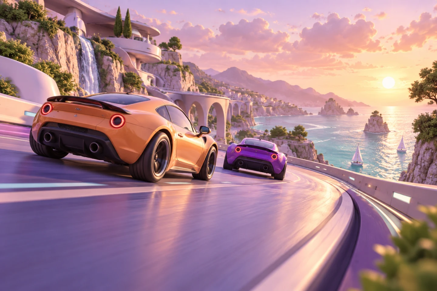 Take the lead — racing game campaign